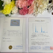 パライバトルマリン ブラジル産 リング 0.158ct D0.02ct k18 CGL産地鑑別書付き