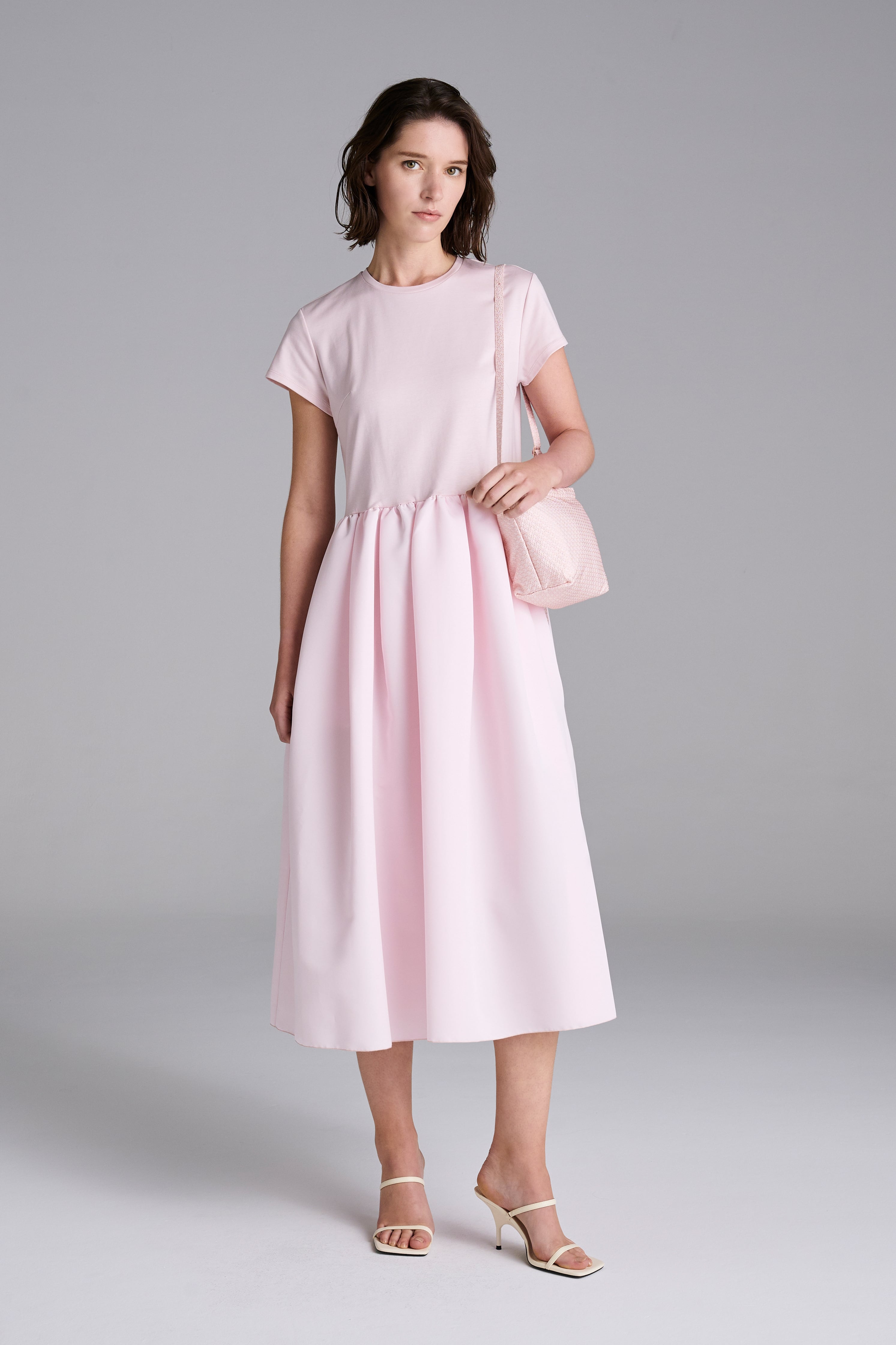 アミカ　バレリーナロングティードレス　7m〜3y BALLERINA T-DRESS ROYALNAVY | AMICA・kids