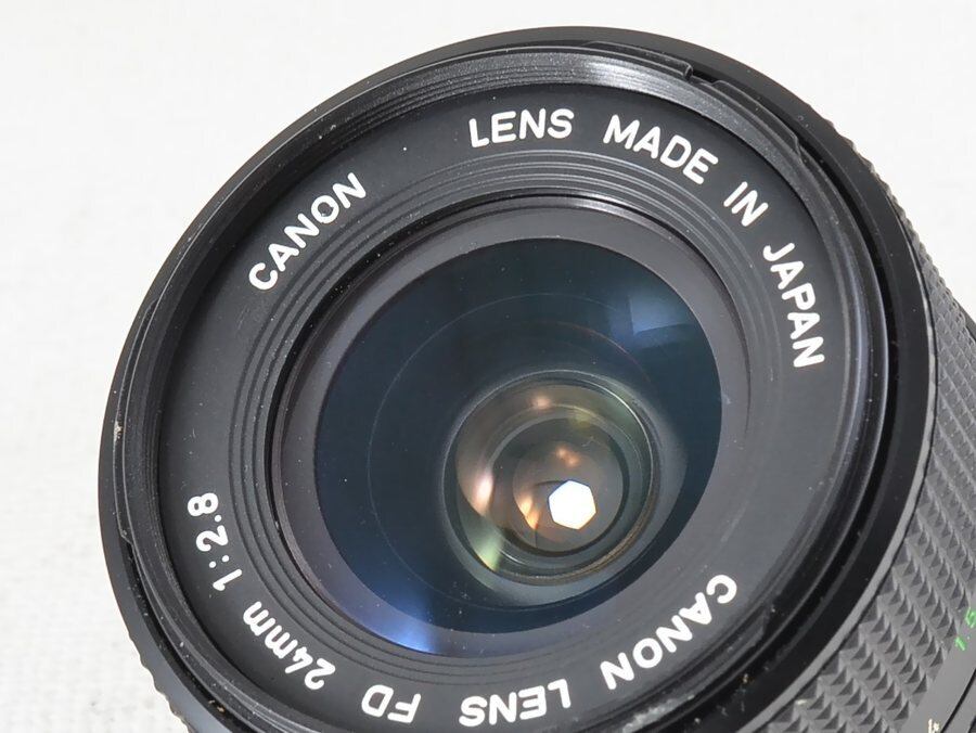 CANON NEW FD マニュアル @2037 24mm F レンズ 2.8