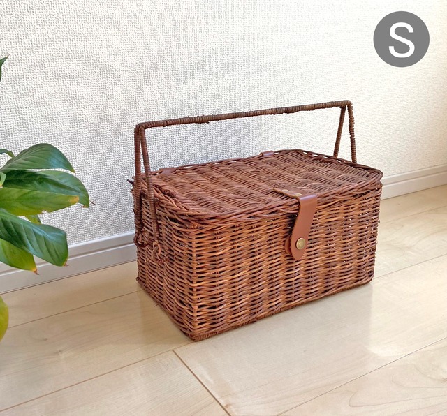 ラタンピクニックバスケット Sサイズ　（RTA-755S）