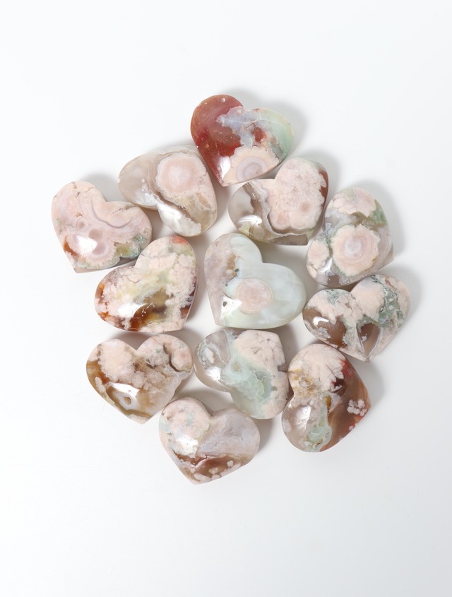 GREEN FLOWER AGATE | L