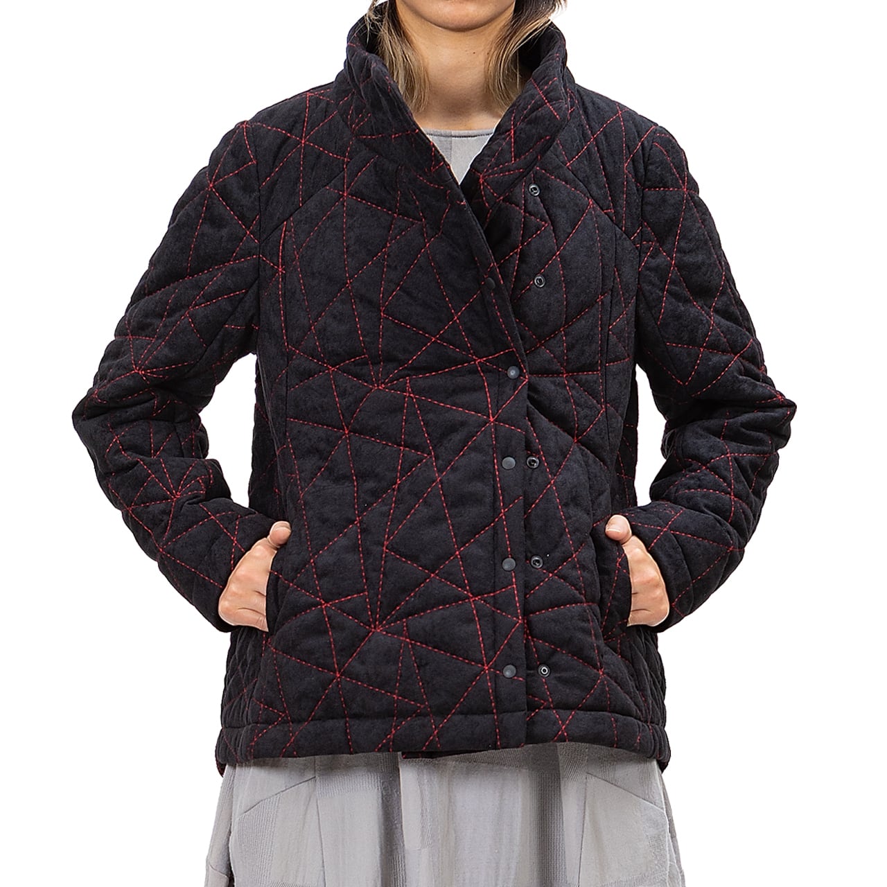 最新作】刺し子風スエードキルトジャケット【256-4145】 | 【公式通販