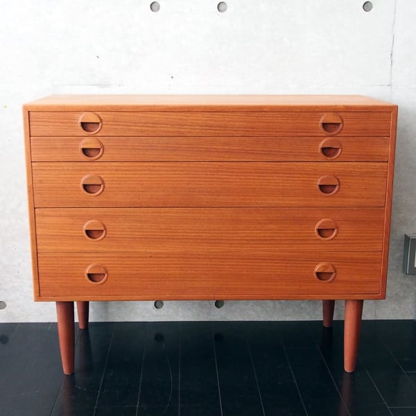 北欧ヴィンテージ家具 チェスト5段(CE4701)