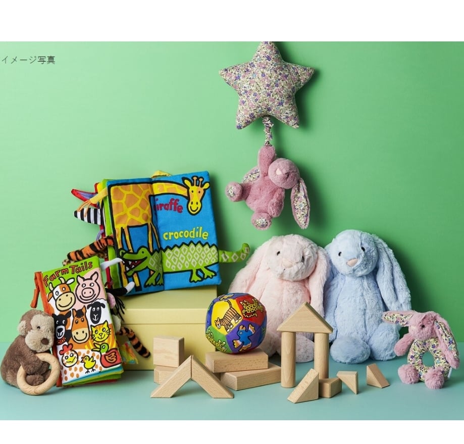 新品 ★ JELLYCAT　バッシュフル ベージュ バニーのベッドメリー