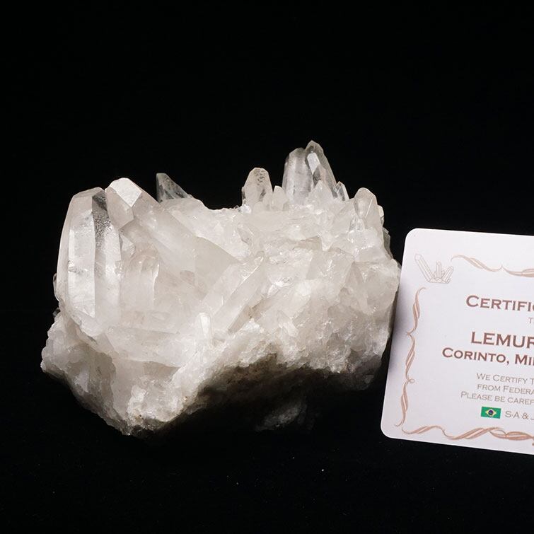 水晶 クラスター ブラジル ミナスジェライス州 コリント産 レムリアンシード 証明書付属 一点物 282-545