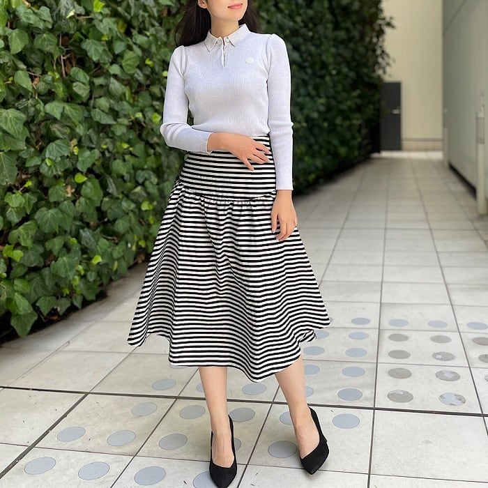 ボーダーズアットバルコニー　ICONIC BORDER SKIRT