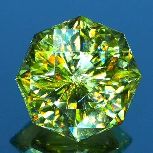 【SIGNATURE】 Star Rose Cut™️ 1.0ct Natural Green Sphene