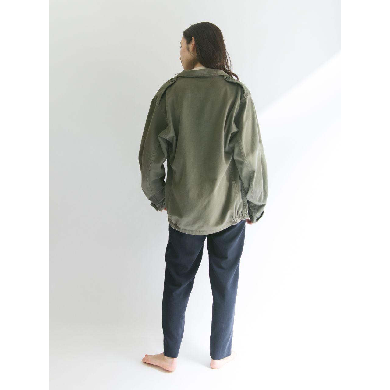 【French Army】80-90's F2 combat jacket cotton satin（フランス軍 コットンサテンF2コンバットジャケット）3e
