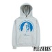 【PLEASURES/プレジャーズ】CRITIC HOODIE パーカー / HEATHER GREY / FA25-13602