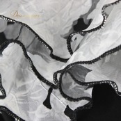 社交ダンス 衣装 スタンダード トップス レッスンウェア 黒 Leirena レイリーナ グレイ系 ブラック系 ホワイト系 白 花柄 フリル アシメ シック アシンメトリー ストレッチ素材 フェミニン 伸縮性 ダンス衣装 おしゃれ スタイリッシュ プリント トップスコーデ ルームウェア スポーツウェア お出かけ 用途多様 体型カバー 洗練されたデザイン