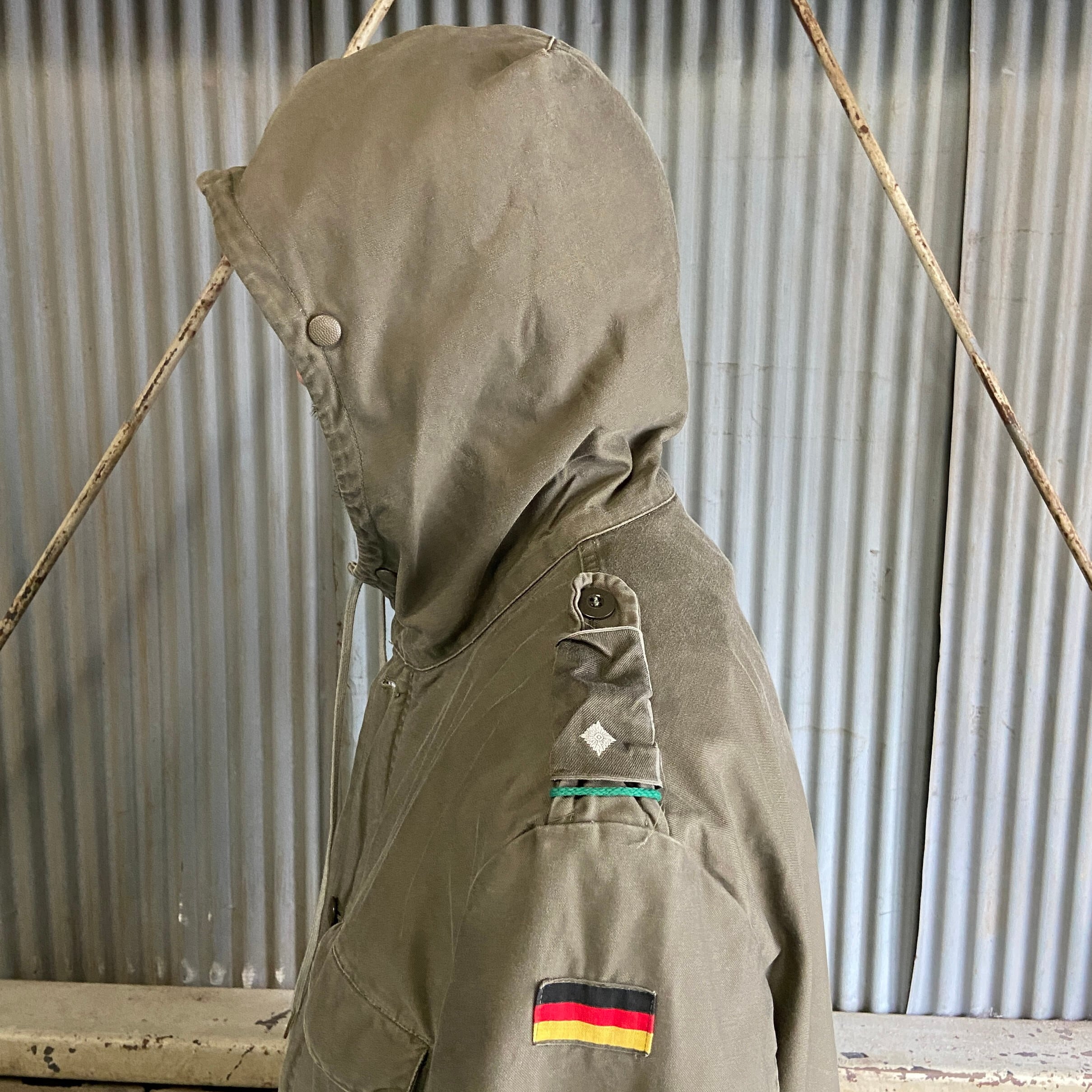 80s German army ドイツ軍　フィールドコート　ミリタリージャケット