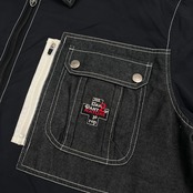 CASTELBAJAC カステルバジャック ロゴ刺繍 ポケット付き ナイロン ジャケット /メンズ/ブラック系