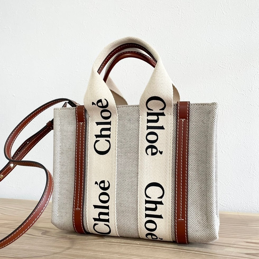 Chloe クロエ WOODY スモールトートバッグ