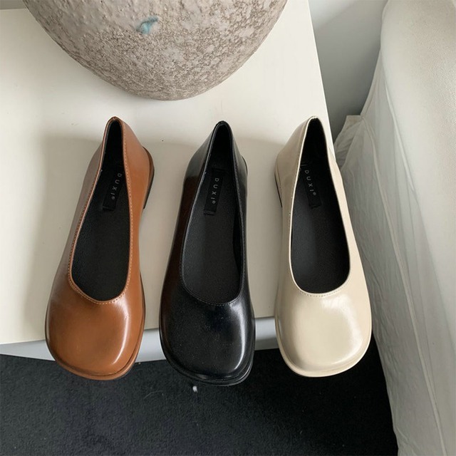 スクエアトゥパンプス K0124