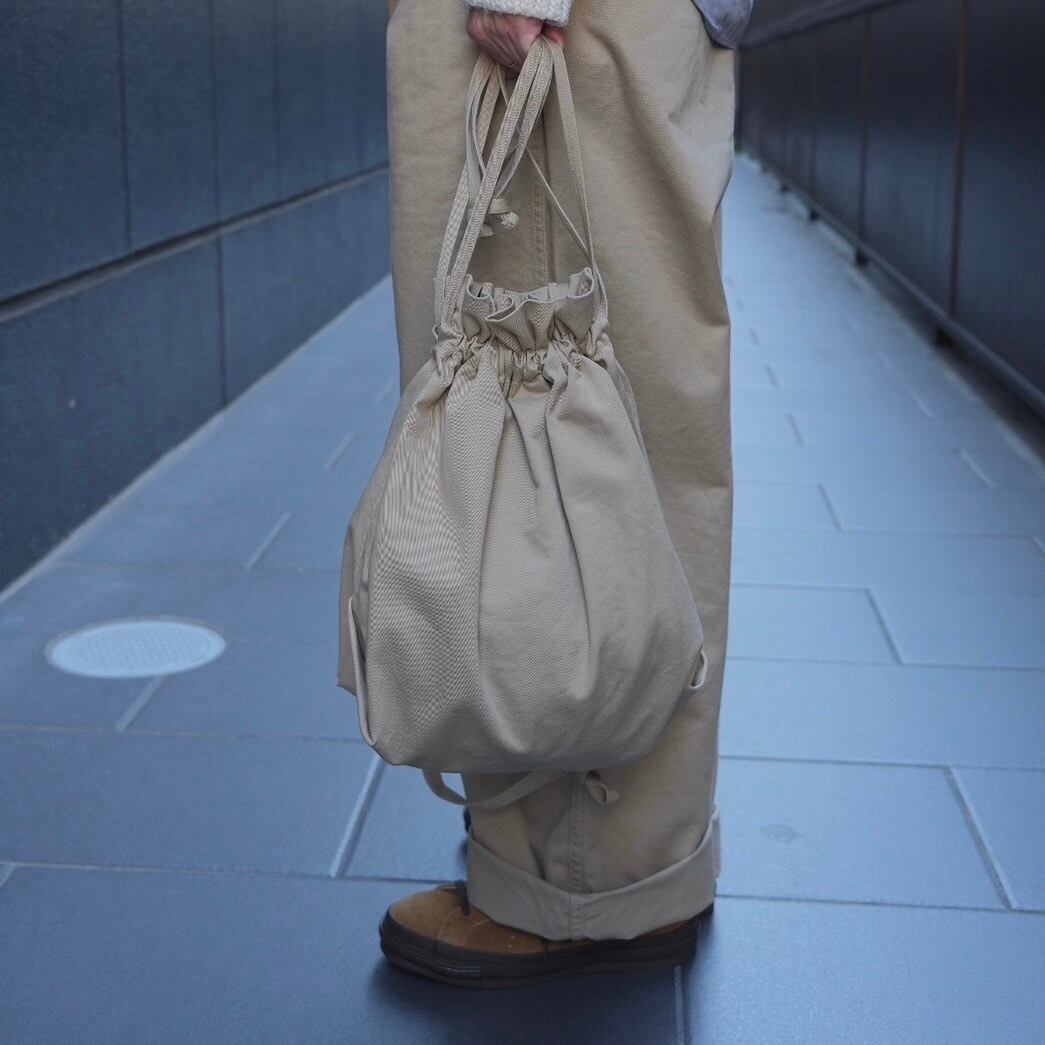 Sans limite(サンリミット) / チノクロス巾着 -beige-(W2414001)