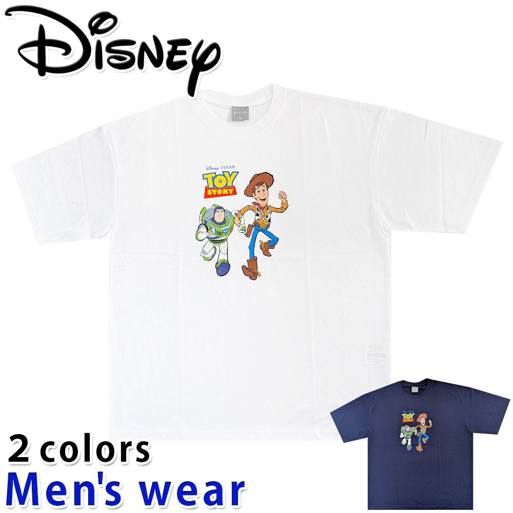 ディズニー 半袖 Tシャツ メンズ ワイド トイストーリー ウッディ バズ