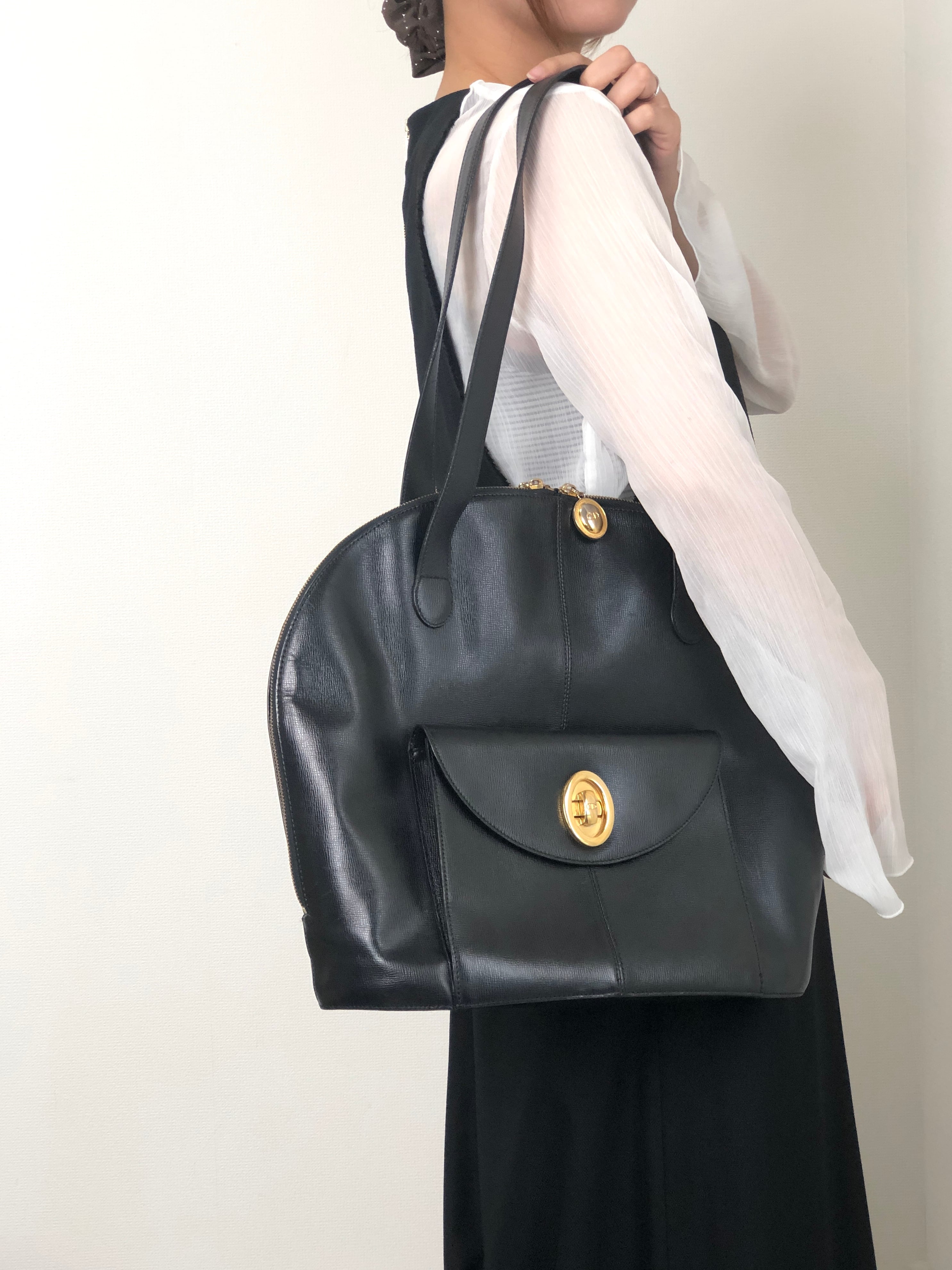 Christian Dior クリスチャン ディオール ショルダーバッグ ブラック