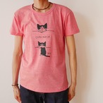 くりねこＴシャツ ヘザーレッド