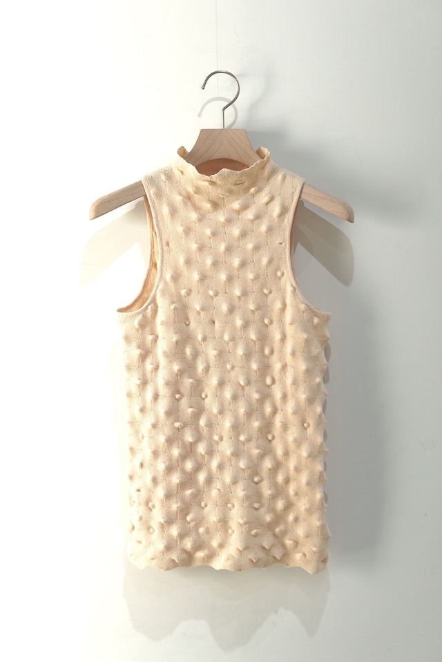 OPEN SESAME CLUB /durian sleeveless tops /Cream