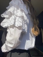 Ruffle Sleeve Blouse