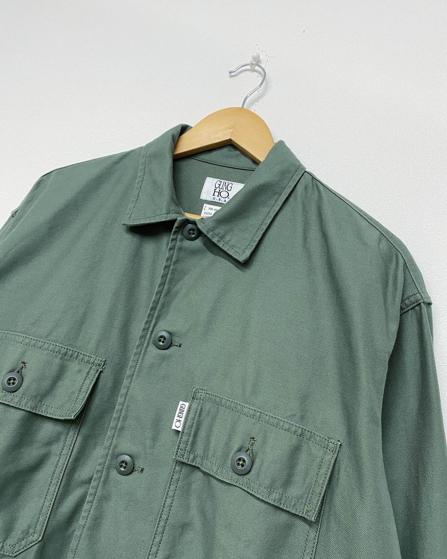 Gung Ho Cotton Back Satin Fatigue Shirt Jacket/XL | ACIDHOUSE