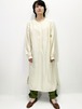 Vintage Collarless Pullover Silk Dress