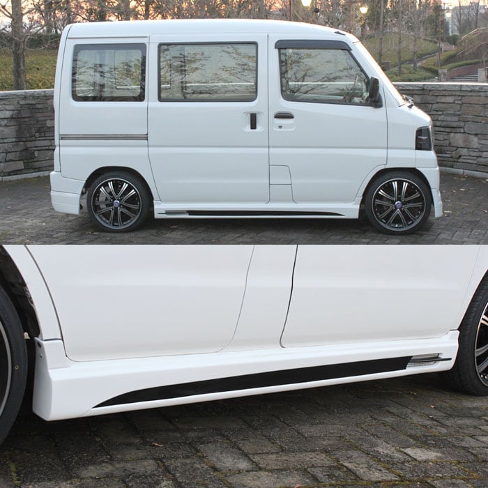 K-01】 FRP製 フロントハーフスポイラー MITSUBISHI U61W/U62W タウン