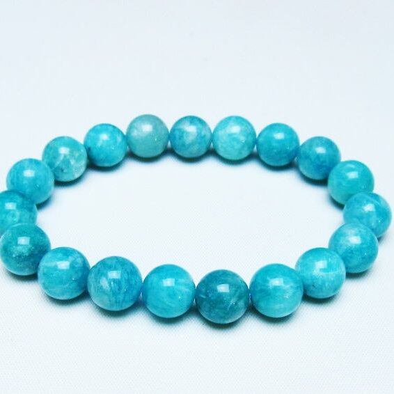アマゾナイト ブレスレット 11mm 一点物 メール便可 [M便 1/10] 111-47771