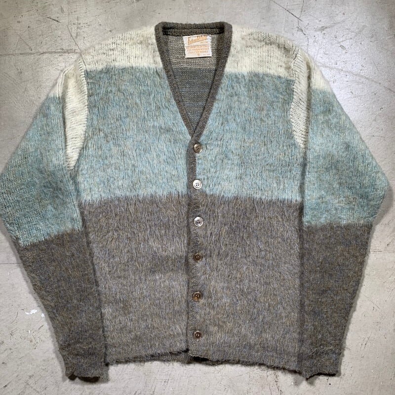 希少 60s Campus Vintage Mohair Cardigan - カーディガン