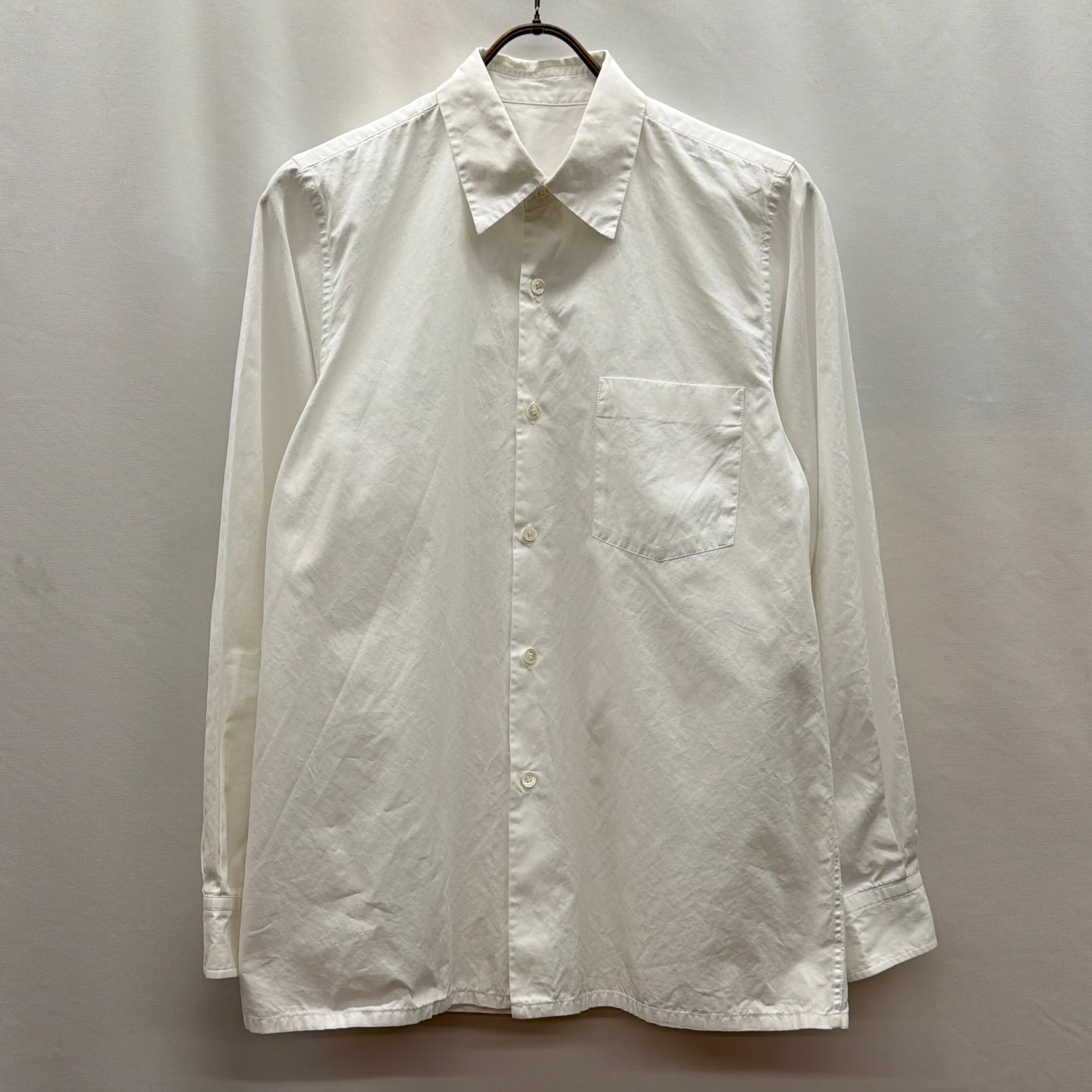 コムデギャルソンオム　80s 定番白シャツ【川久保期】デカオム COMME des GARÇONS】80s 白シャツ shirt コムデギャルソン | no pain