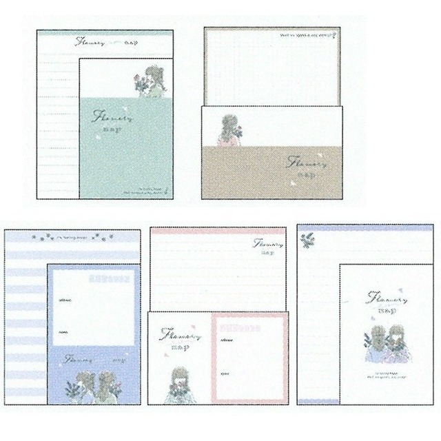 5柄入り レターセット Flour Nap 2628 お手紙セット 花柄 女の子 可愛いレター ボリュームレター 雑貨のぱんぷきん 5柄入り レターセット Flour Nap 2628 お手紙セット 花柄 女の子 可愛いレター ボリュームレター 雑貨のぱんぷきん