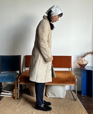 Vintage baige ボアコート