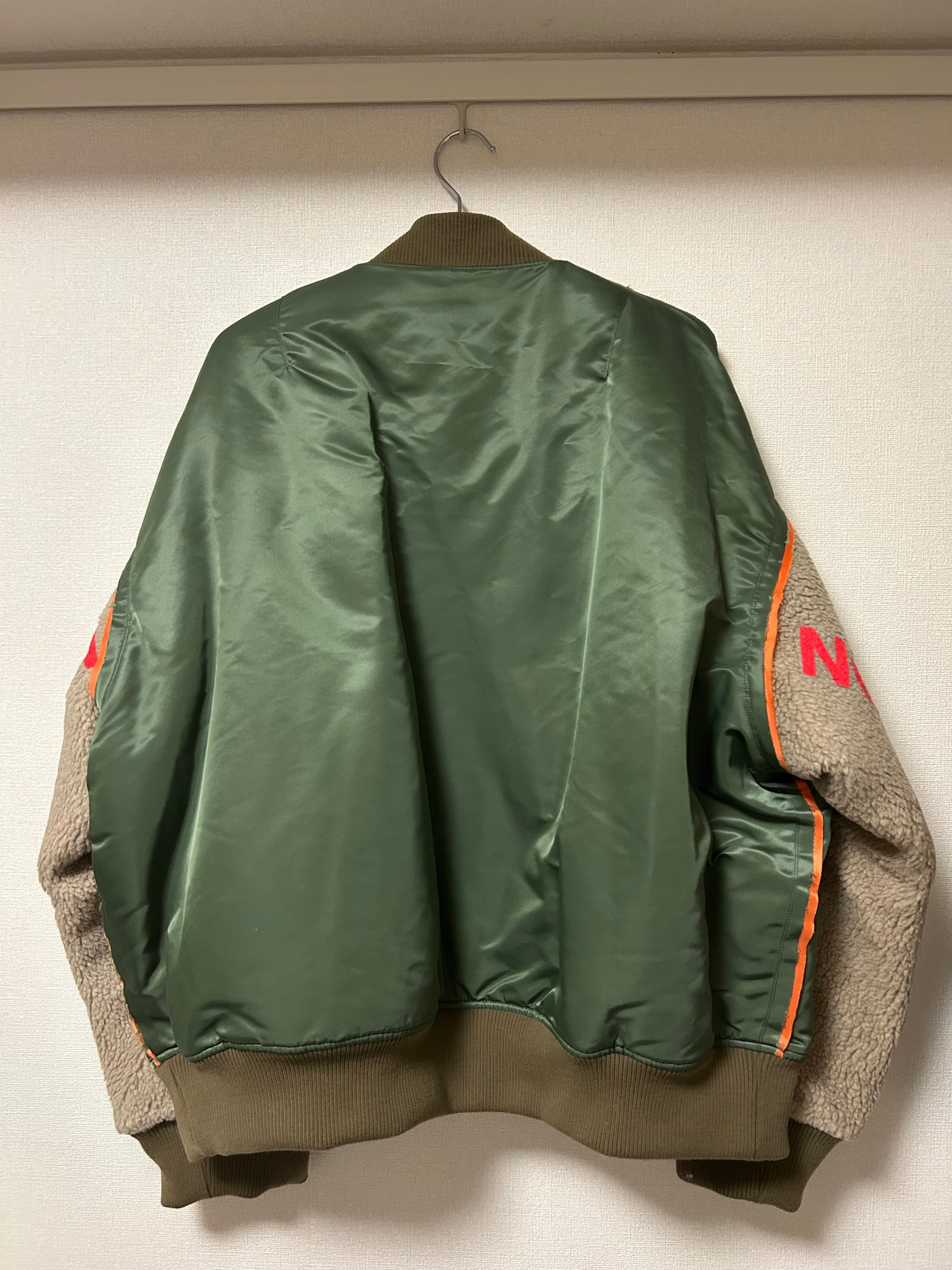 DISCOVERED ディスカバード】BOA SLEEVE MA-1 KHAKI | delhezi
