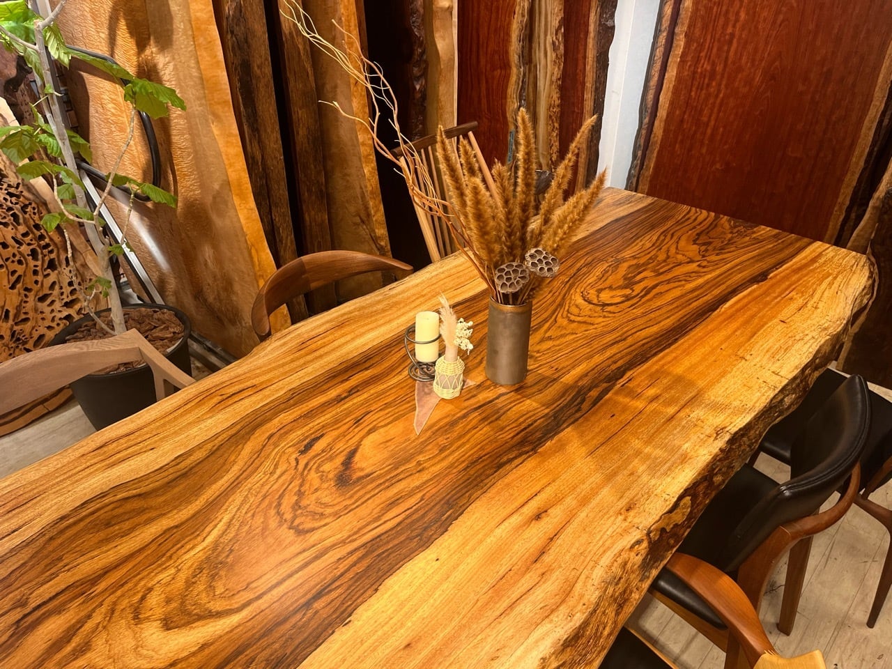 ゼブラウッド_2480×870-960×60_浅草本店_テーブル天板/一枚板 252137