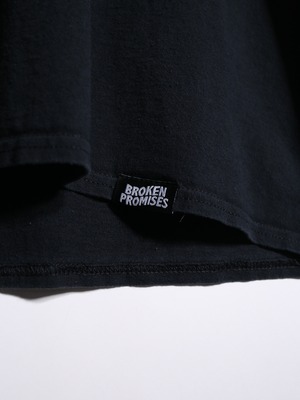 "Broken Promises × Hot Stuff" front and back graphic tee
