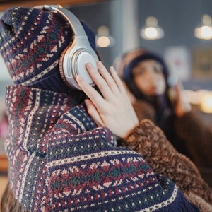 【Set Items】 Fair Isle Scarf & Beanie / フェア アイル マフラー & ニット帽 セット