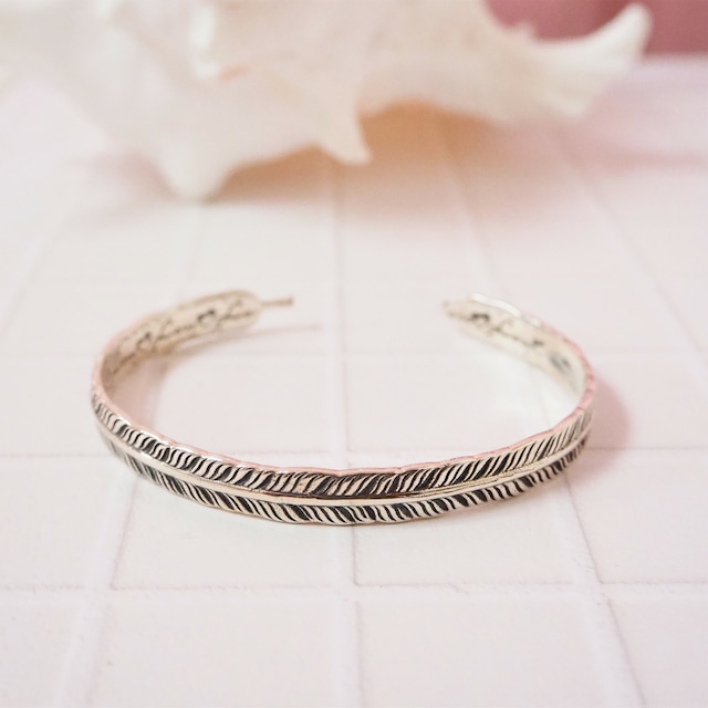 Feather Bangle Large【SILVER925】  18380437(S1)