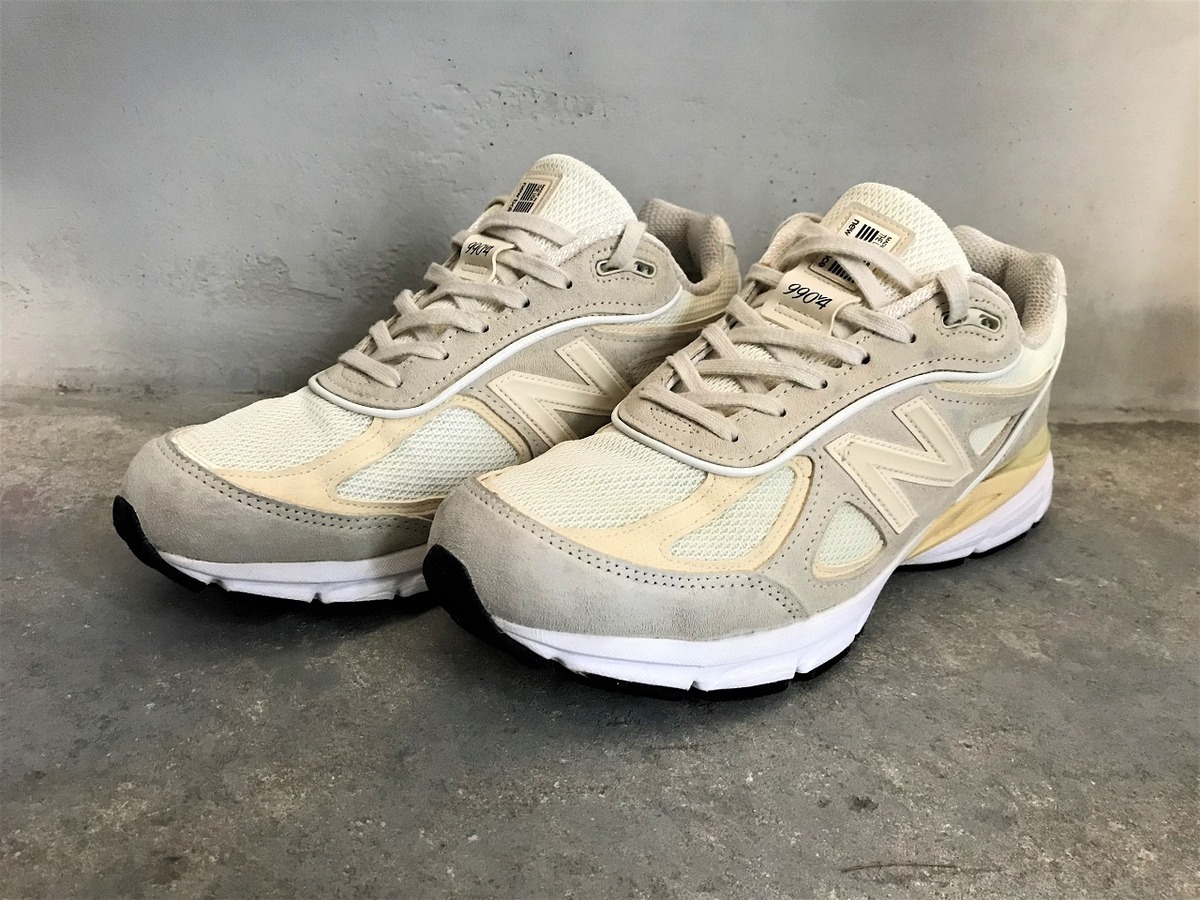2017 Stussy × NEW BALANCE 990V4 CREAM MADE IN USA | AFTER DARK