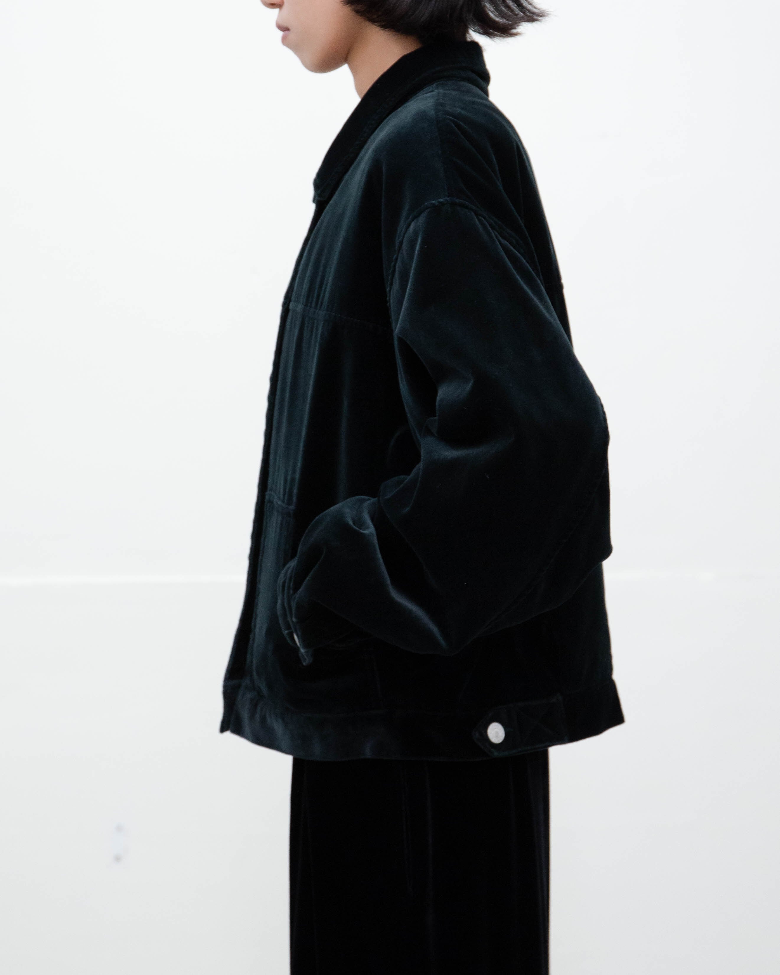 1990s GAP - padded velour jacket | LUIK FINN