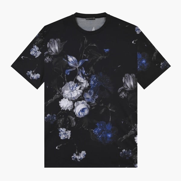 LAD MUSICIAN【ラッドミュージシャン 】OIL PAINTING FLOWER BIG T