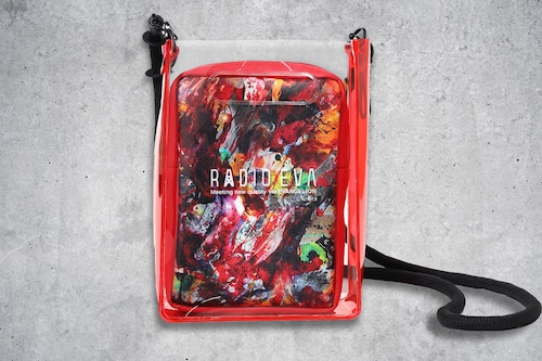 RADIO EVA PVC Tote Bag RED（Cigarette-burns）