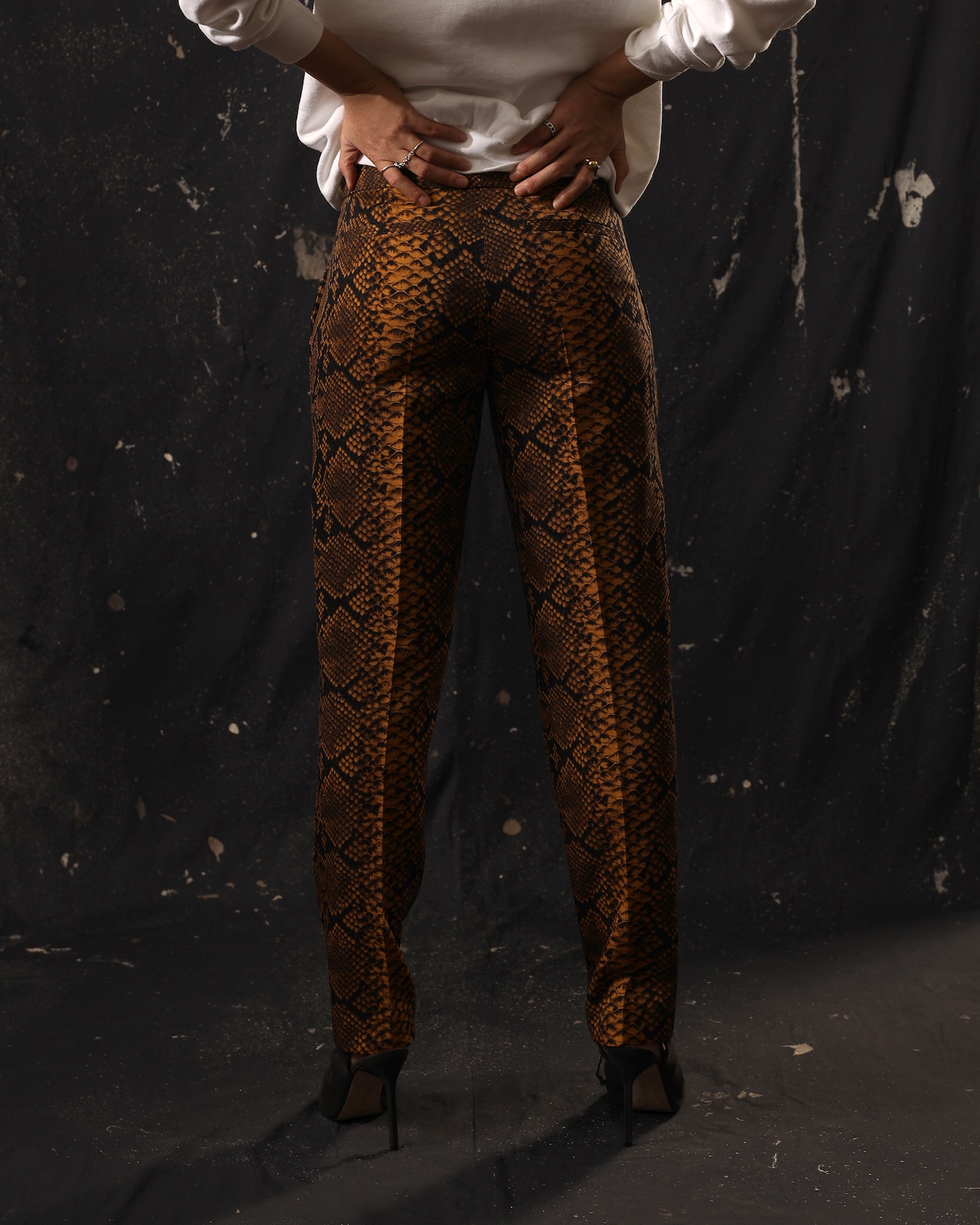 Dries Van Noten / Snake Printed Slacks