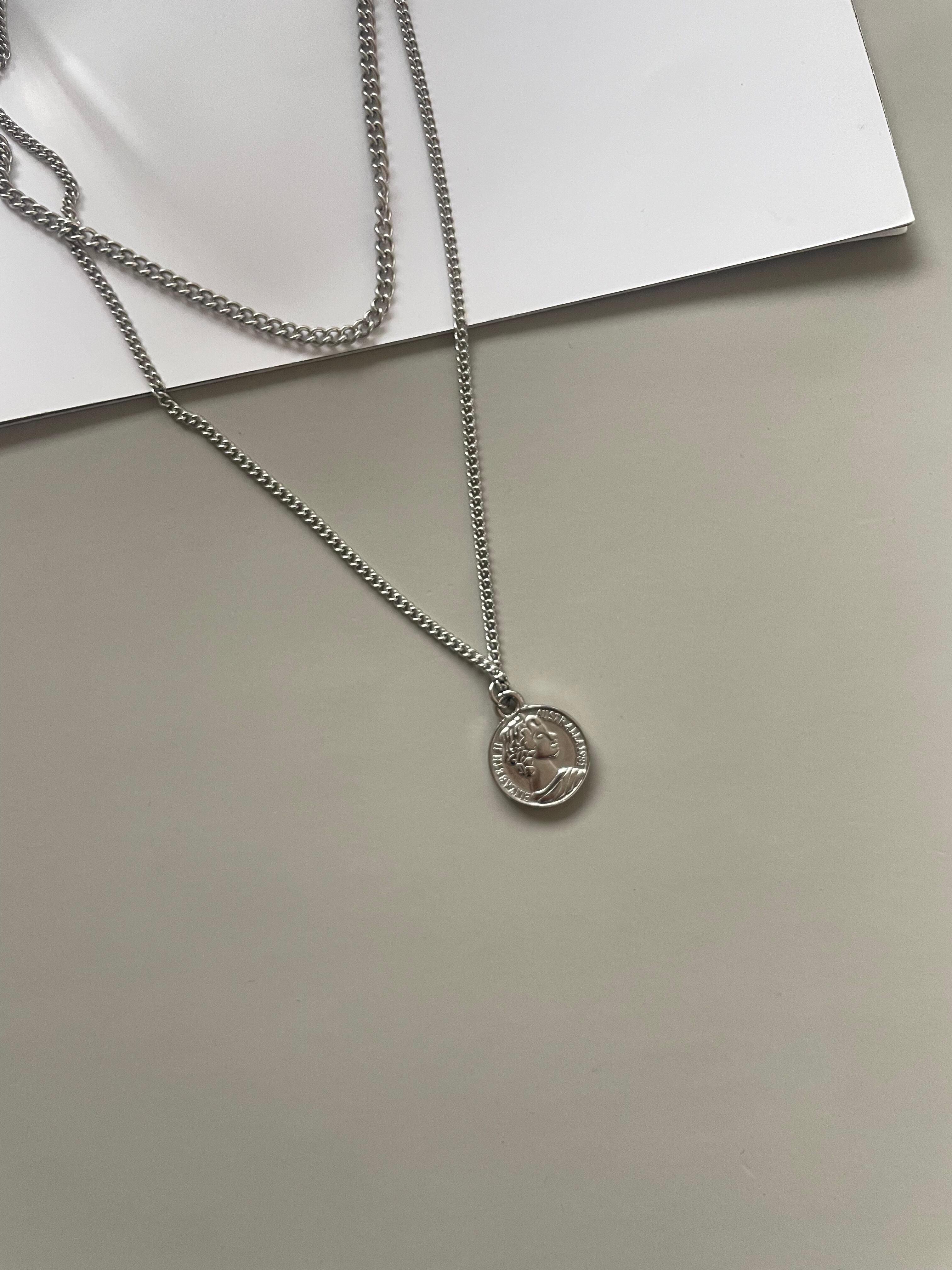 コイン チェーン ネックレス