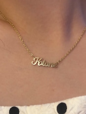 【受注】classic name necklace
