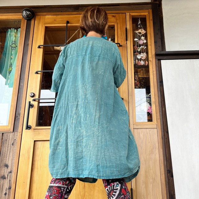 ストーンウォッシュポケットカーディガン