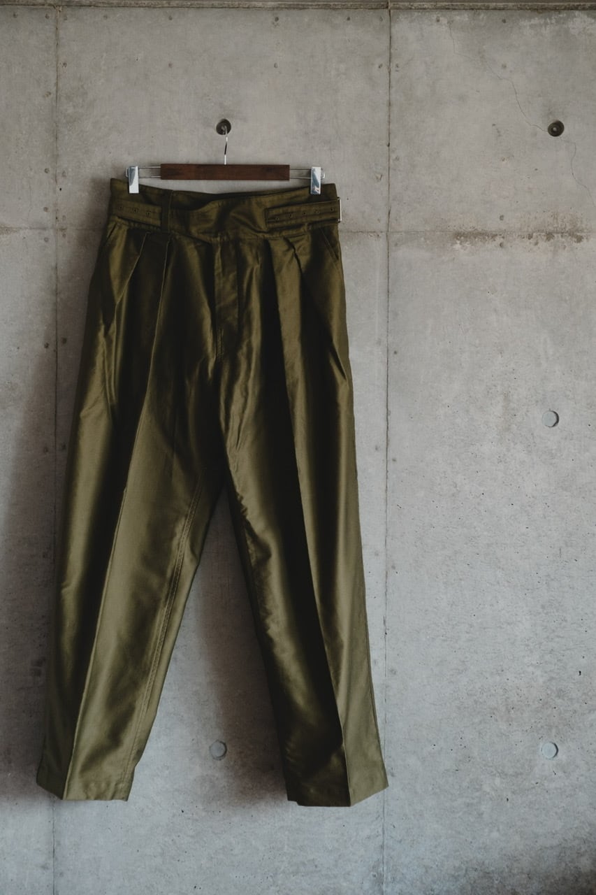 fuzzy Gurkha pants』（曖昧なズボン）モールスキン | 01u10