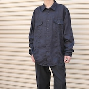 design black linen shirt