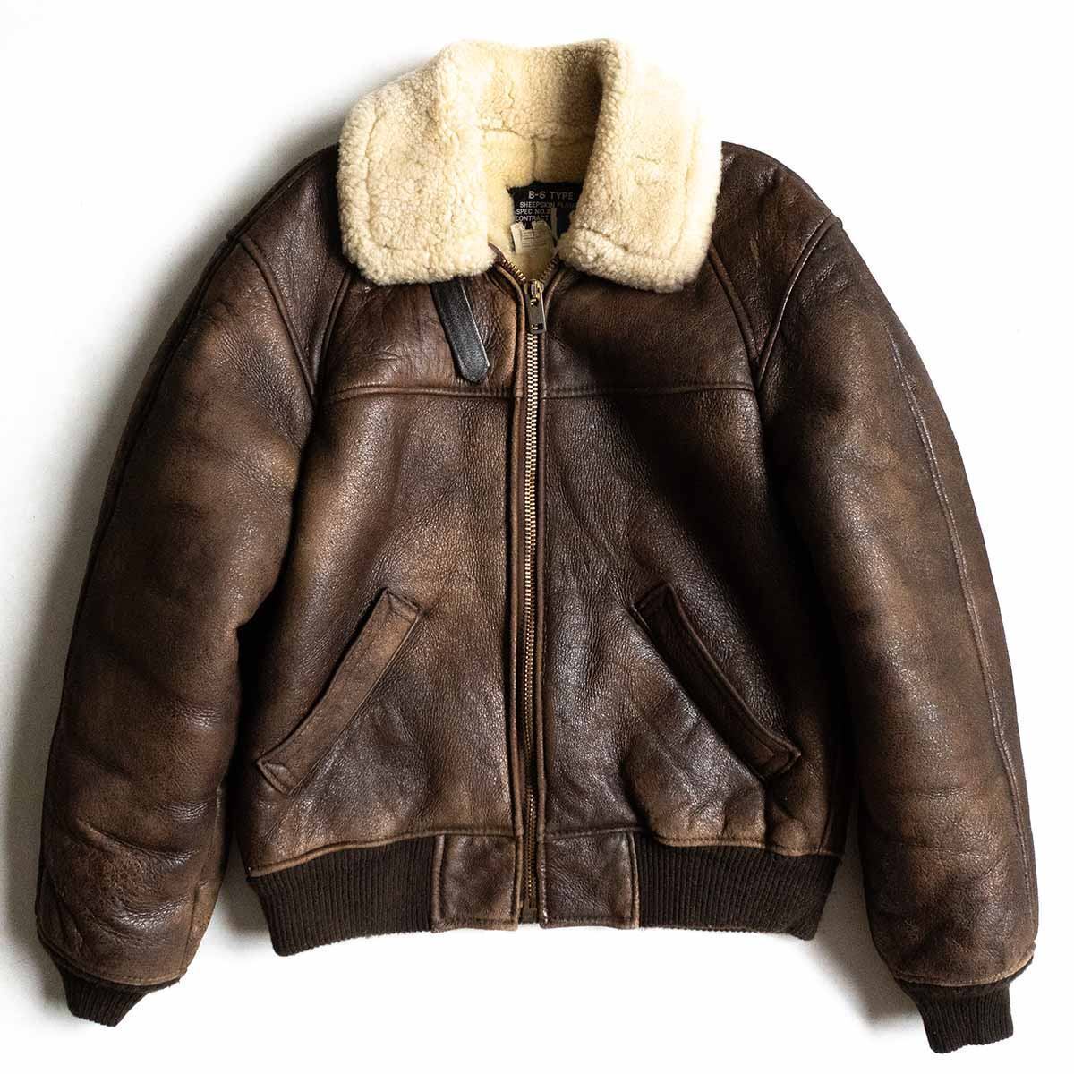 Schott 42 ムートンコート シープスキン USA製 ブラウン 雰囲気 Schott 42 ムートンコート シープスキン USA製 ブラウン 雰囲気