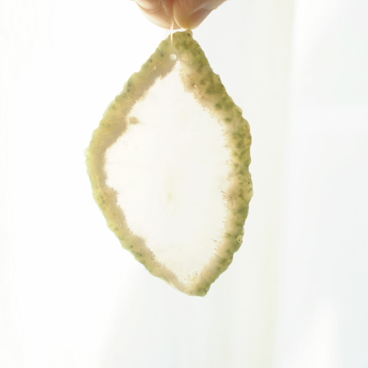 Translucent Morning 02 - アゲートヒーリングチャイム / Agate Sun Catcher Wind Chime 124