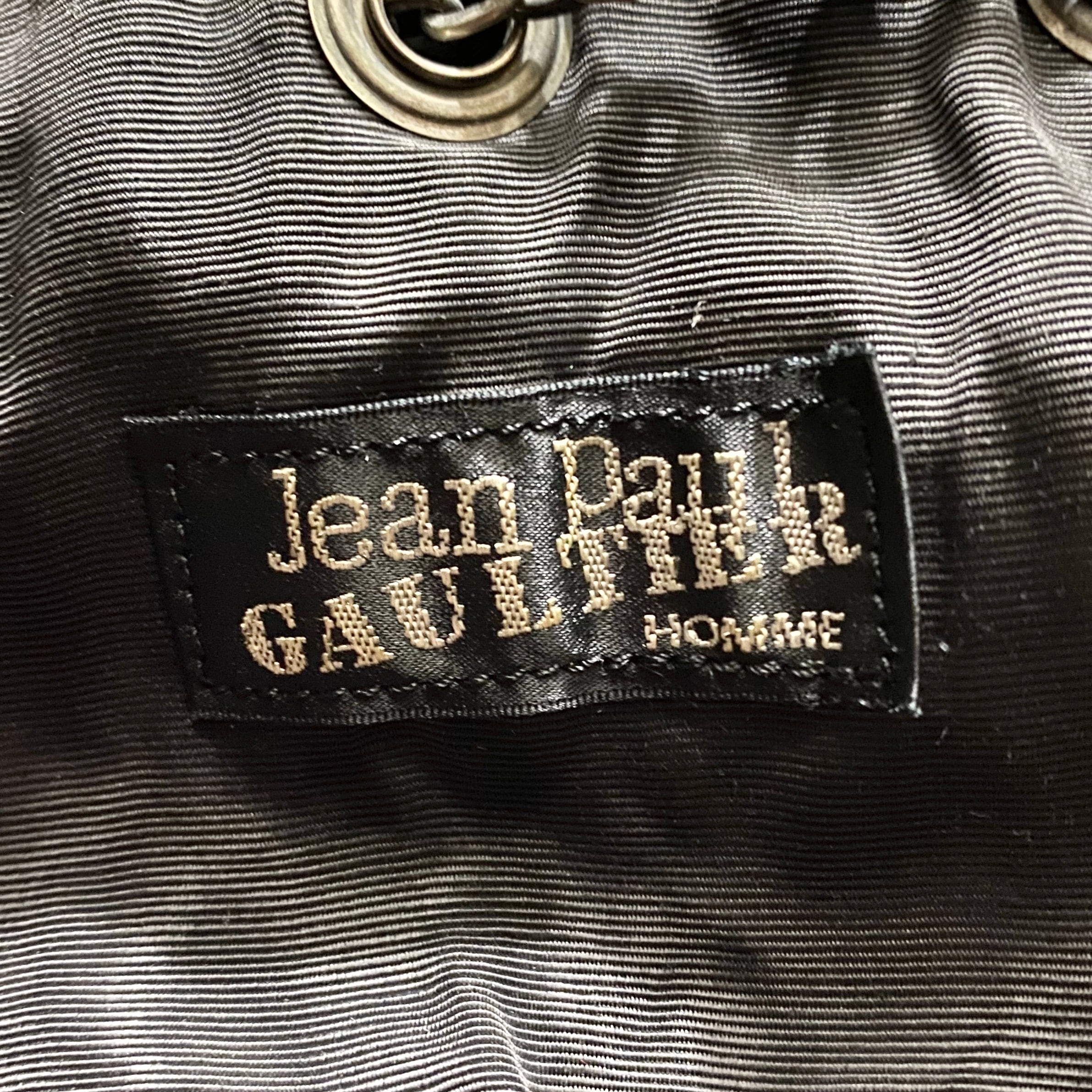 JEAN PAUL GAULTIER HOMME leather one-shoulder bag | NOIR ONLINE
